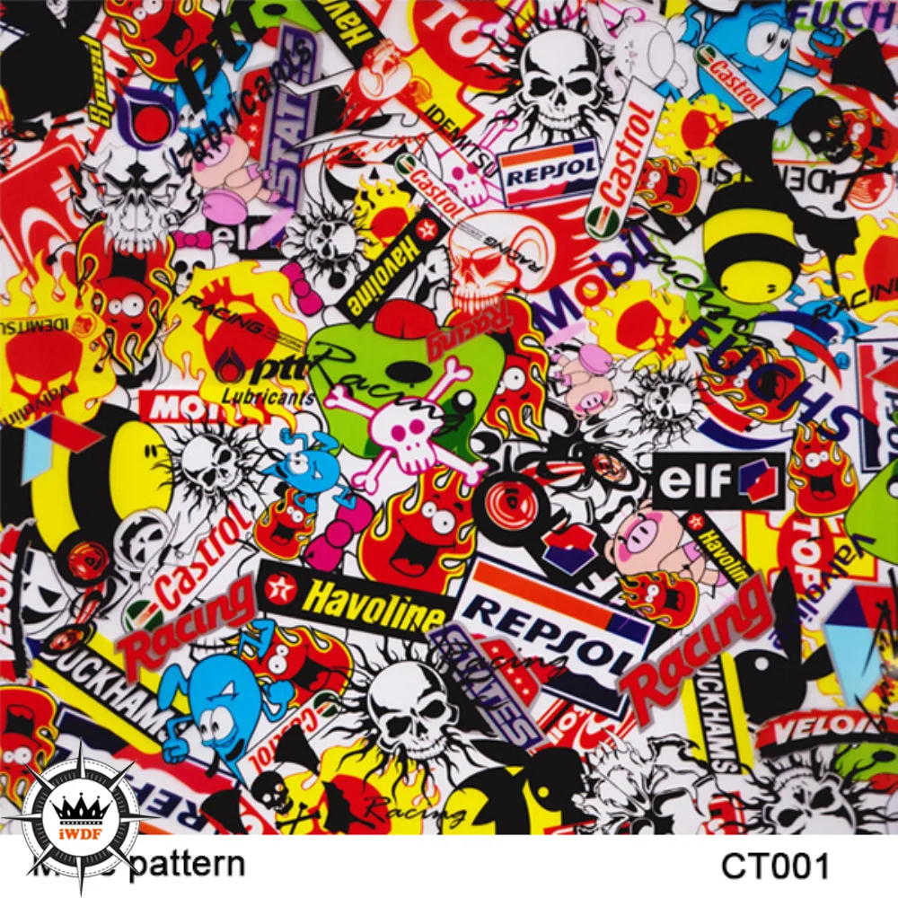 

Гидрографическая пленка 2 м/6 м/10 м/20 м в длину, мультяшный дизайн, ПВА, переводная пустая пленка, ширина 50 см, жидкое изображение H001