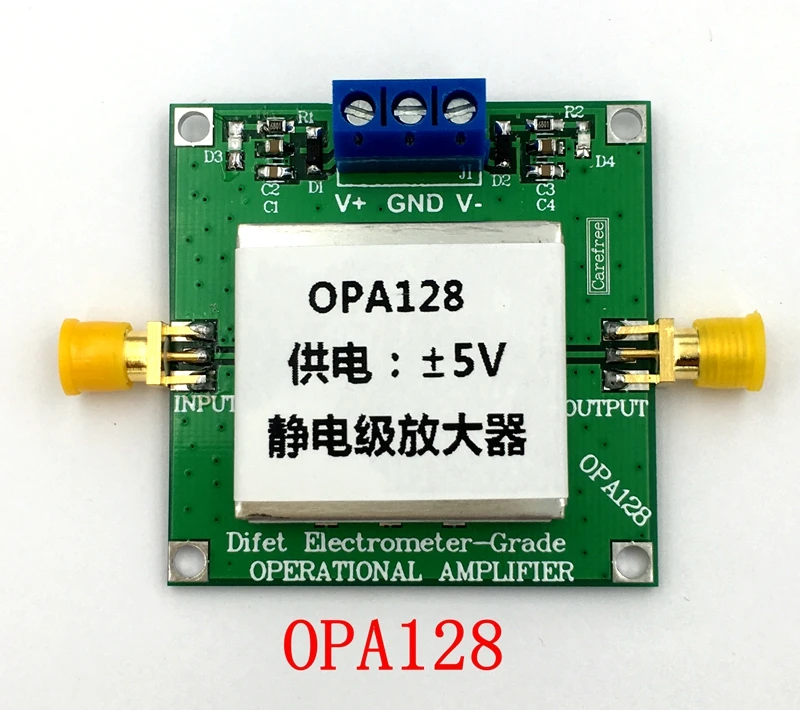 

Electrometer-level Operational Amplifier OPA128 Low Offset Low Offset 110dB Gain High Stopband Shielding