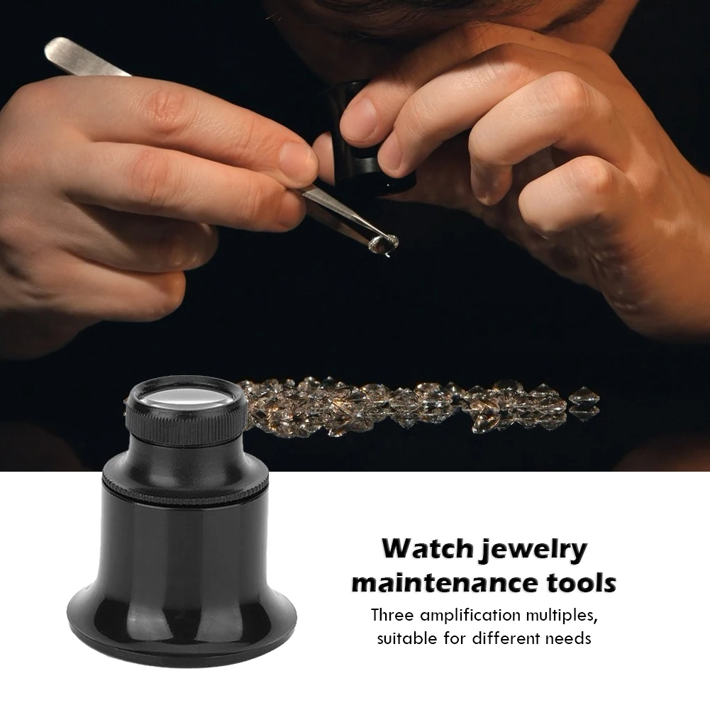 Magnifying Glass Monocular Watchmaker  Jeweler Watch Magnifier Tool - 3x  5x 10x 15x - Aliexpress