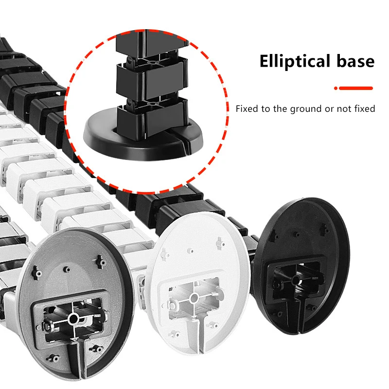 78cm 책상 아래 케이블 관리용 스네이크 와이어 정리기 워크스테이션 컴퓨터 코드 보호 튜브 스파인 케이블 슬리브-F(x)