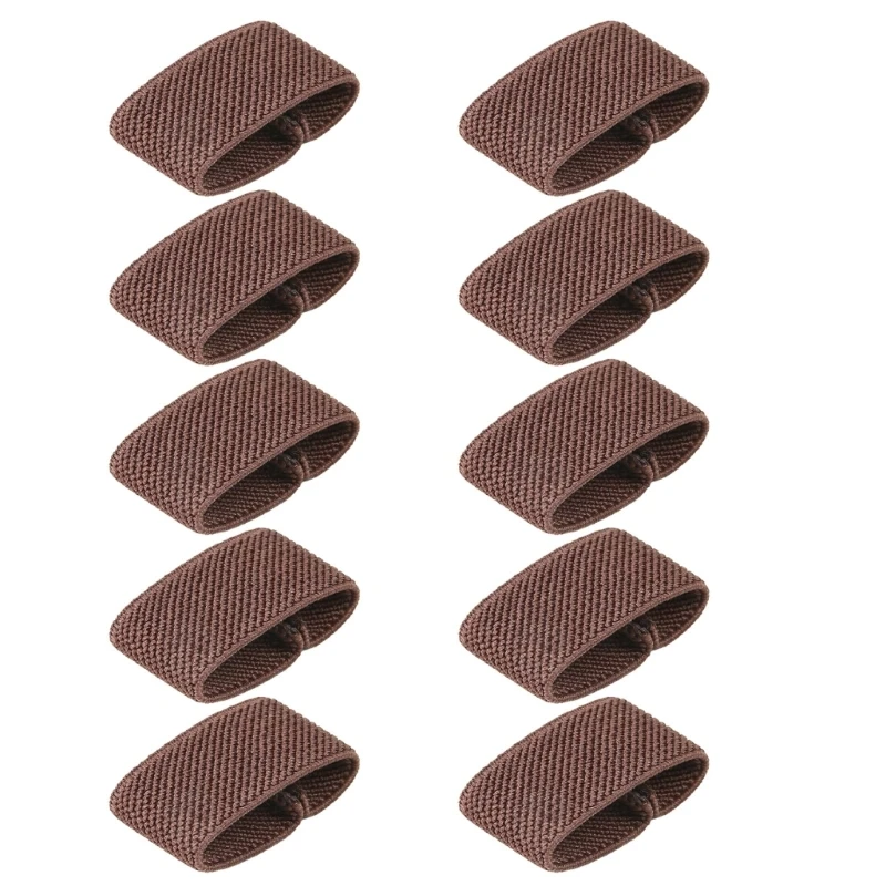 10-Pack Elastic Nylon Belt Loop Strap Holders