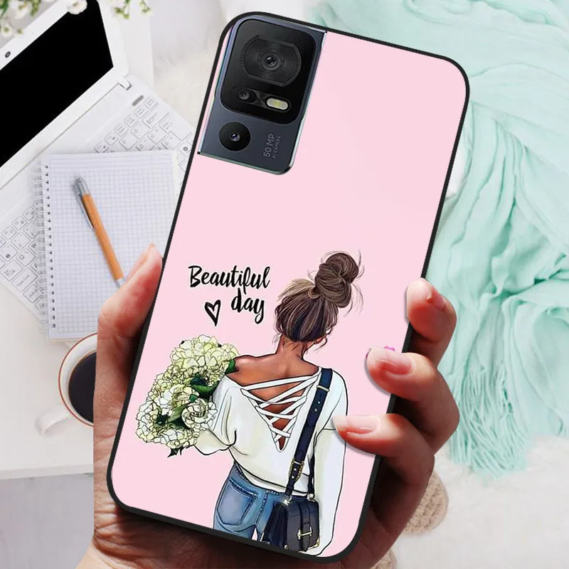 Black Lion and Wolf Silicone Soft Phone Case - Protective Shell