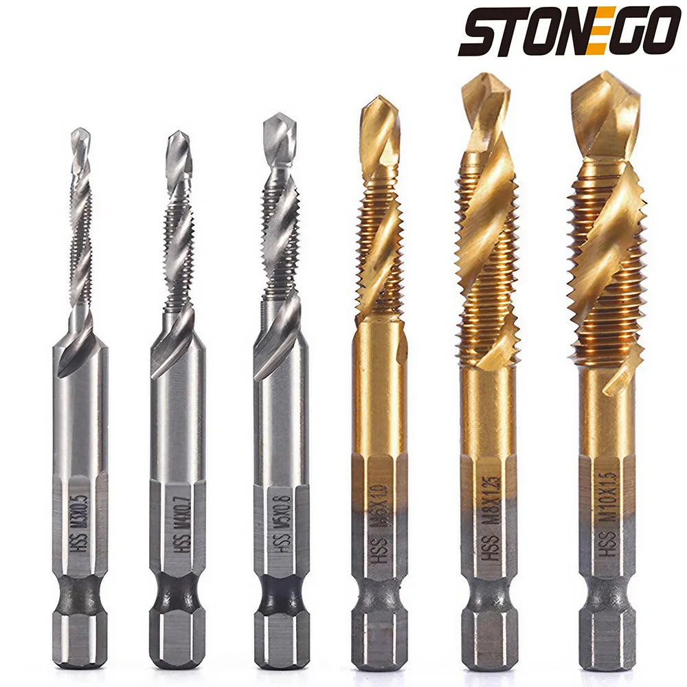 STONEGO Tap Drill Bit High Speed Steel 1/4