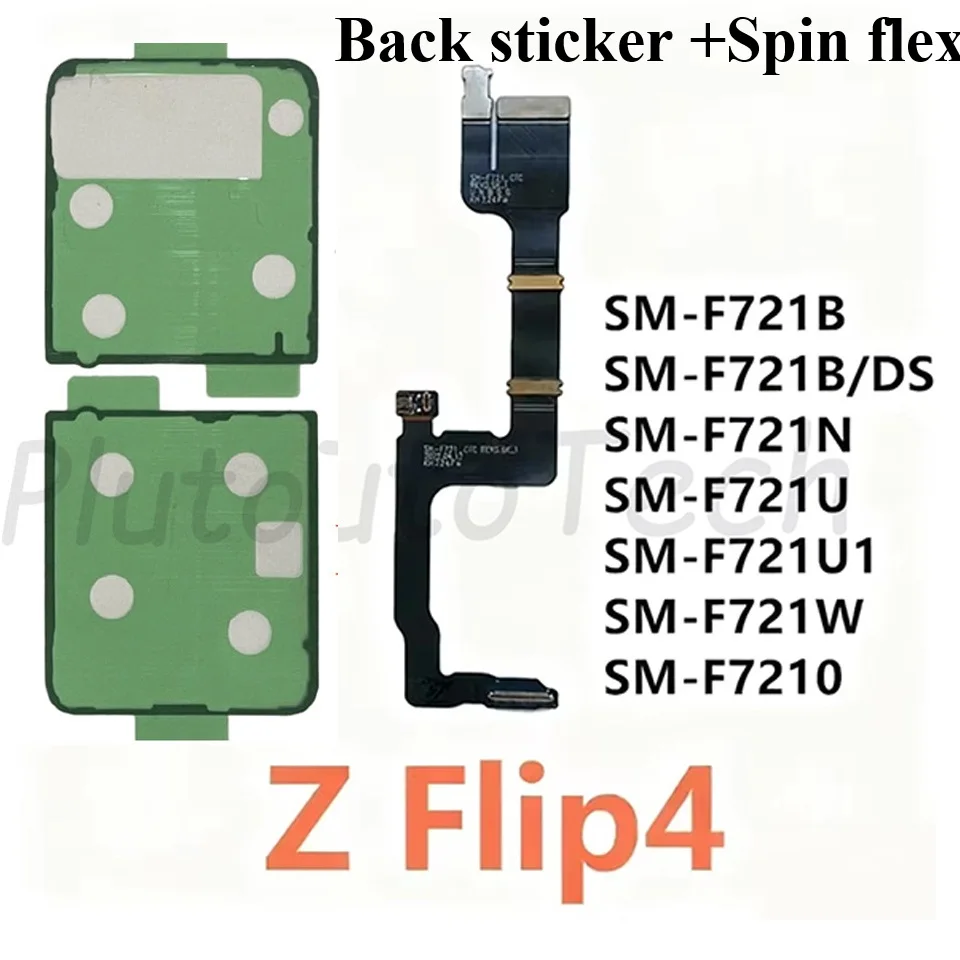 Z Flip Main Board LCD Display Flex Cable and Back Cover Sticker