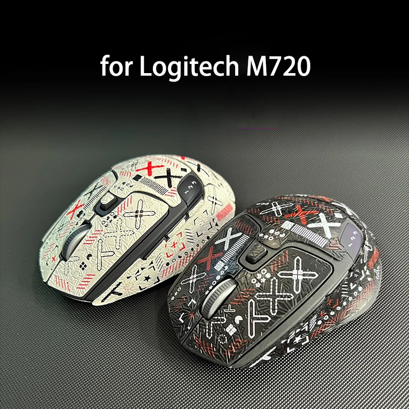 Mouse Grip Skate Tape Adesivo Artesanal para Logitech M720 Antiderrapante Profissional Pele de Lagarto Chupar Almofada de Suor