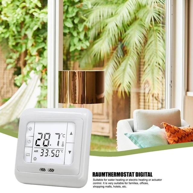 Thermostat Programmable Room Thermostat With LCD Home Programmable  Thermostats Room Thermostat For Underfloor Heating Thermostat - AliExpress