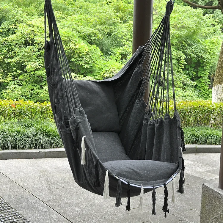 

Wind Portable Folding Outdoor Hammock Indoor and Outdoor Leisure Canvas Hanging Chair Balcony Swing Hanging Chair