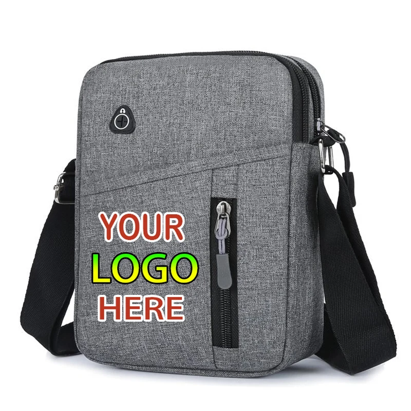 Personalised Handbag Travel Print Your Design Messenger Bag Promotional Business Gifts