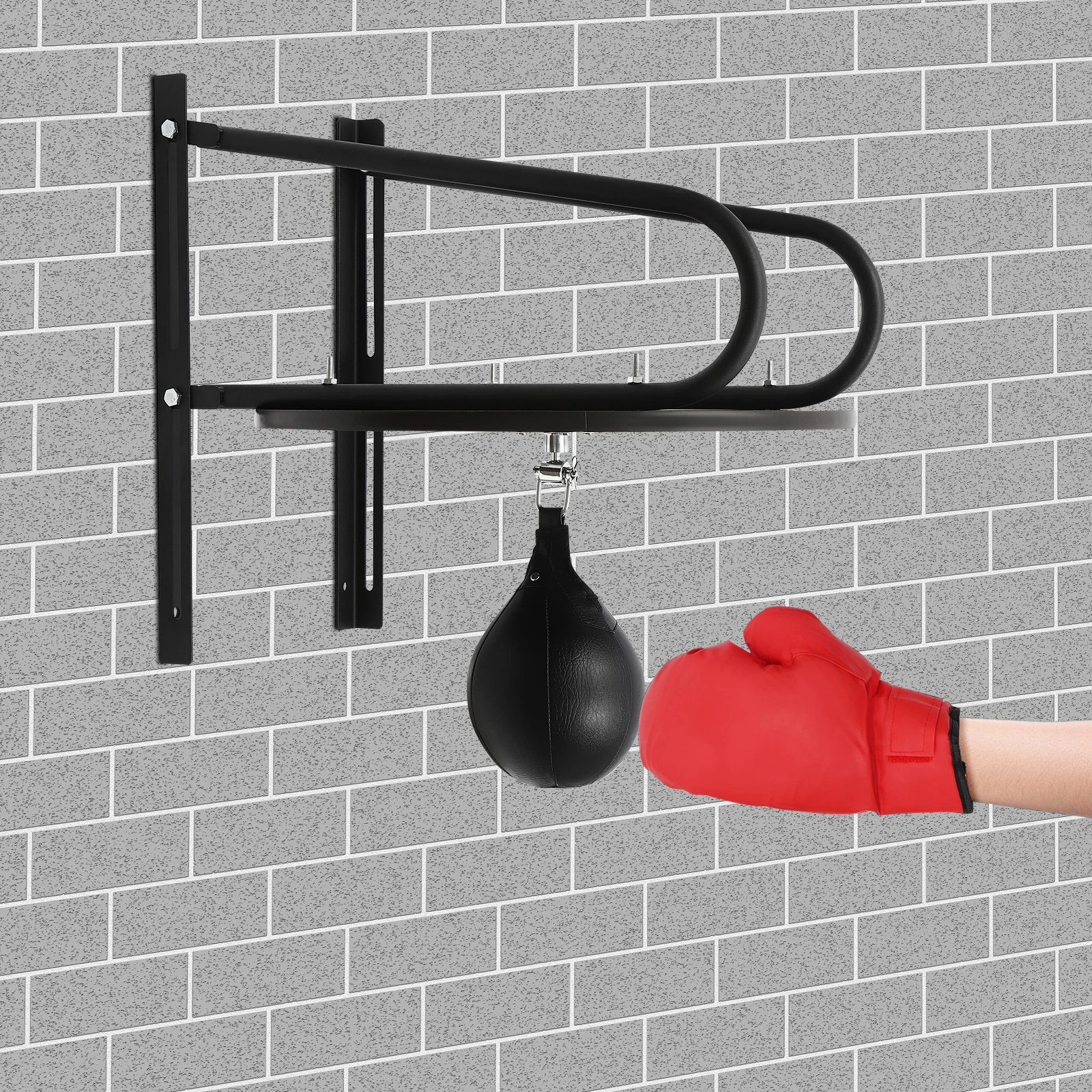 Boxsack Speedball Trainingsball mit 360°-Drehfunktion ° Schwenkbare & Höhenverstellbare Einfach zu Installierende Wandhalterung für Geschwindigkeit und Leistung – Detail 21