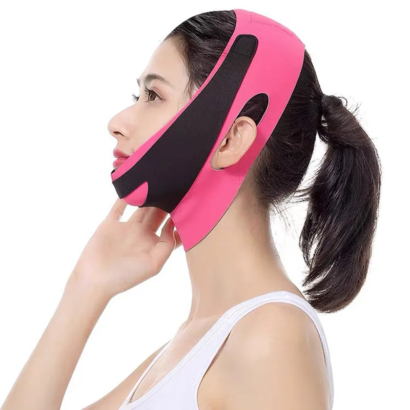 

Facial Thin Face Bandage Thin Face With Facial Facial Massager Breathable Lift Double Chin Small V Face Thin Face Band