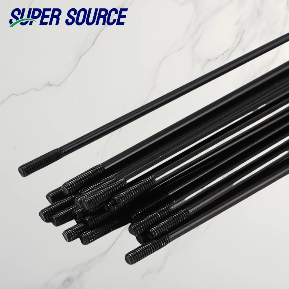 Outdoor High Strength Spokes for Mountain Road Bike 14G Steel Spokes With Nipples Bicycle Replacement Parts 24Pcs