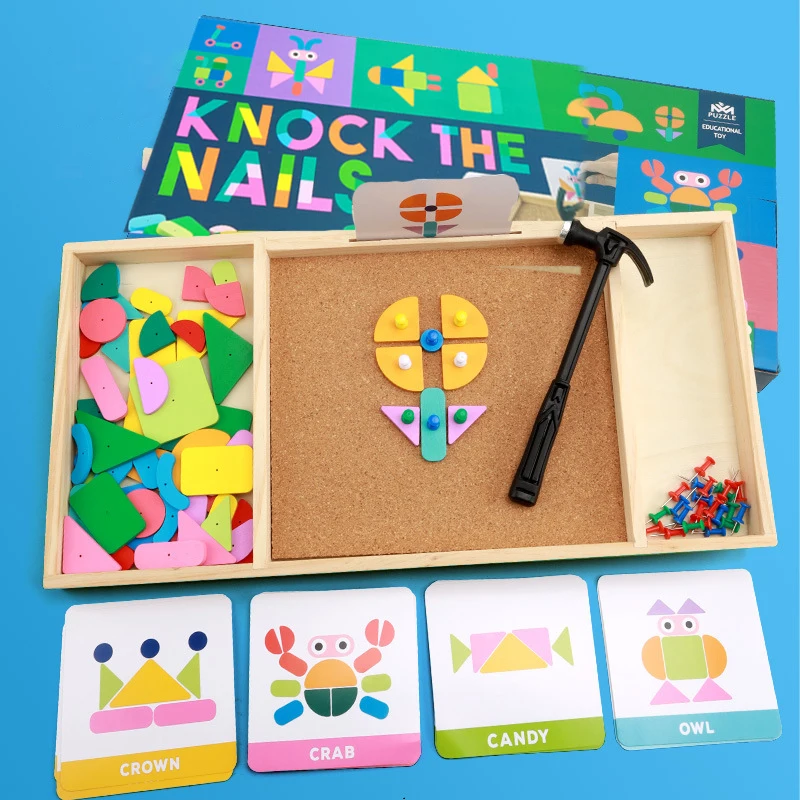 Tap Tap Games Toys,hammer And Nails Game,wooden Hammering Pounding Toy,wooden Toy With Mallet