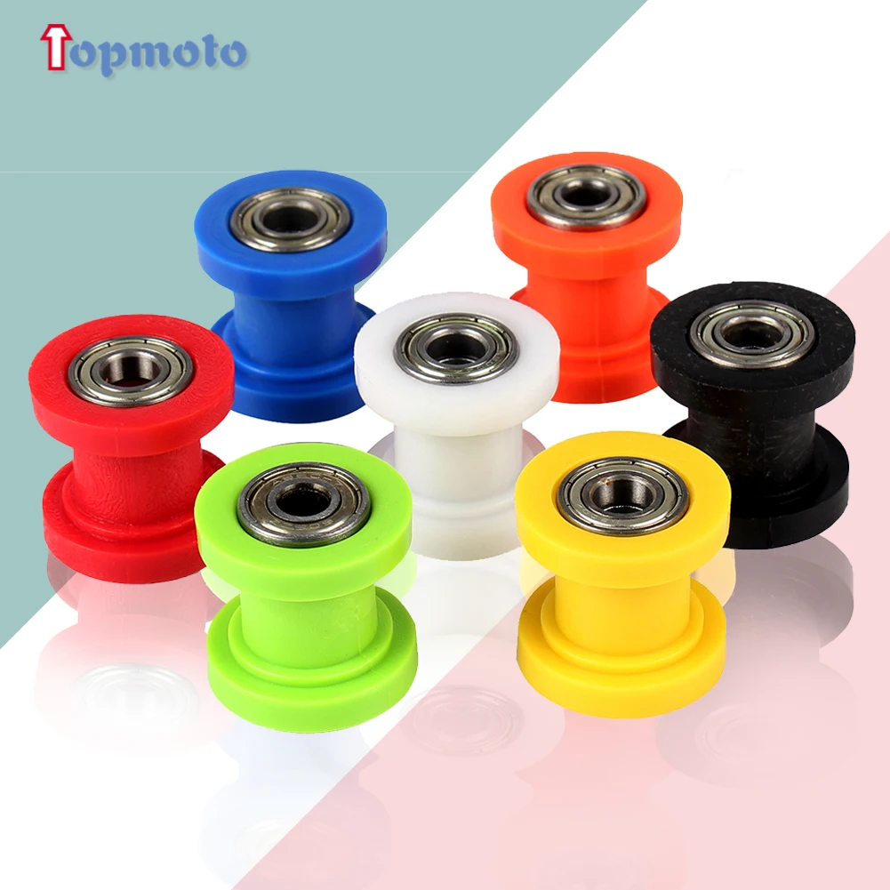 

Motorcycle 8/10mm Drive Chain Roller Pulley Wheel Slider Tensioner Wheel GuideFor Enduro Motocross Pit Dirt Bike ATV CRF CR XR