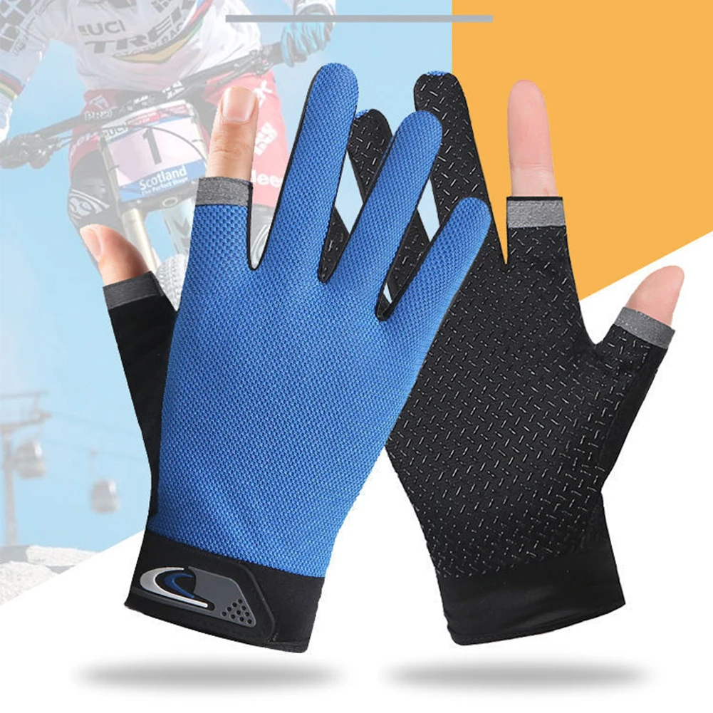 Description Picture 6 of itemSummer Fishing Gloves for Men And Women 3 Cut Finger Gloves Touchscreen Breathable Outdoor Sports Cycling Fitness Gloves