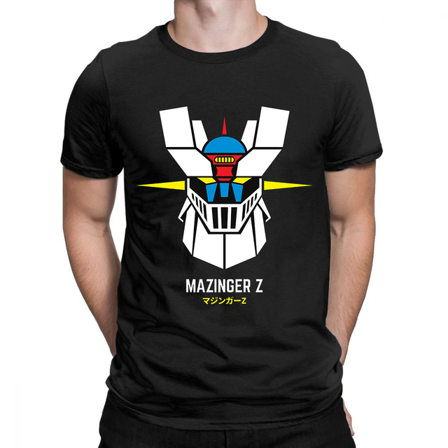mazinger z t-shirts Men t shirt Harajuku fashion Printed Top Tshirt Unisex T-shirt Fashion Streetwear