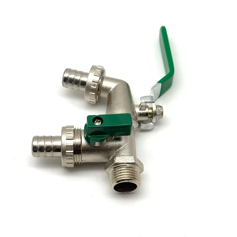 Connettore per serbatoio dell'acqua piovana da 3/4 pollici con tubo, set di collegamento con 2 passacavi in ottone e tubo di collegamento da 100 cm, 2 fascette stringitubo