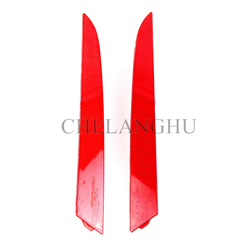 For Seat Ibiza 4 Door 2009 2010 2011 2012 Car-styling Red Rear Bumper Reflector Tail Light Bars Brake Parking Warning
