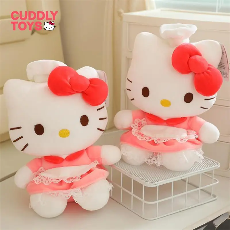 Sanrio Plush Doll Kawaii Hello Kitty Stuffed Toys Plushier Soft Cartoon Cute Pillow Cartoon Sweet Plush Doll Toys for Girls Gift