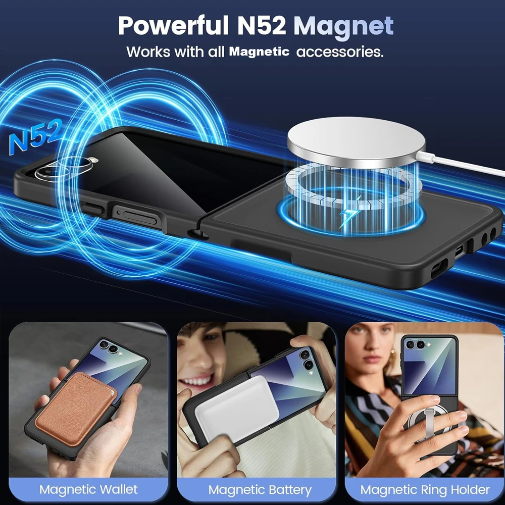 Matte Magnetic Translucent Phone Case - Full Cover Protection