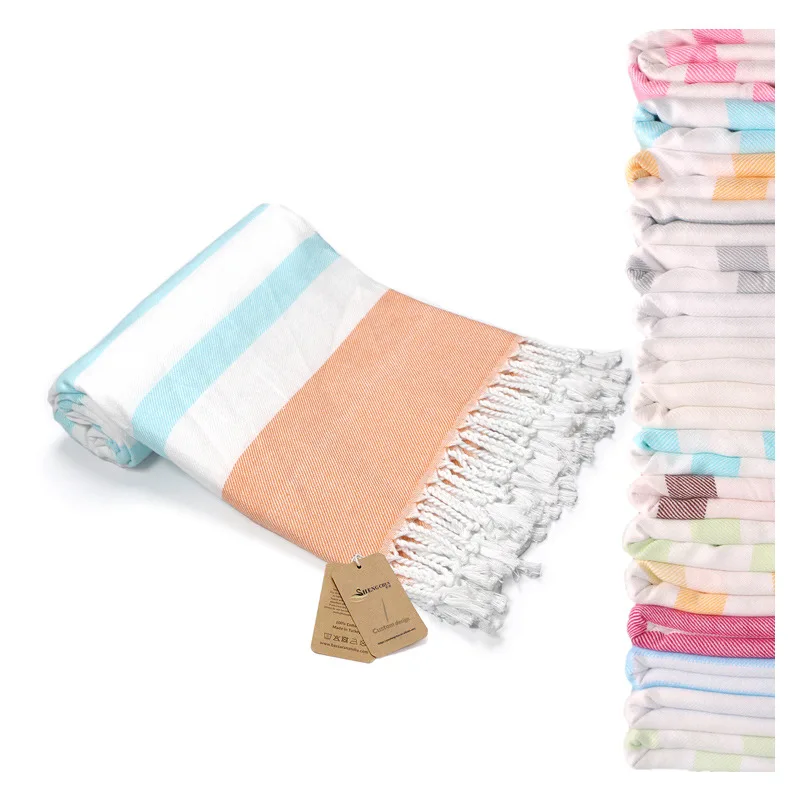 100% Organic Cotton Turkish Sports Bath Towel with Tassel Soft Cloth Adult  Beach Towels Extra Large - AliExpress