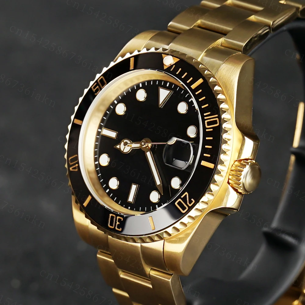 2022 Fashion New 40mm Men's Leisure Sports Sapphire Mirror Stainless Steel Material Waterproof Automatic Mechanical Watch