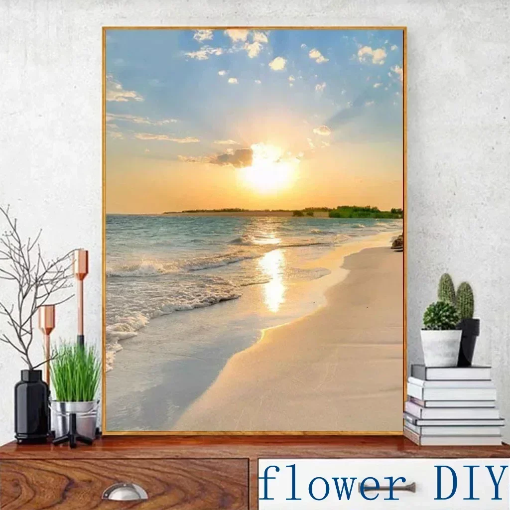 

Flower2692-459.06 Digital Oil Painting Moon Night Scene Filling Suitable For Adults Hand-painted Suit Handicraft Design