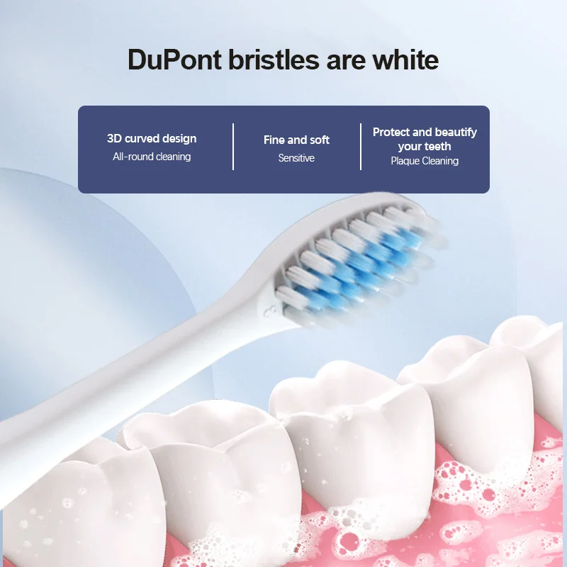 Xiaomi Smart Electric Sonic Toothbrush USB Rechargeable 6 Modes Smart Timer With Travel Box Holder Teeth Whitening Toothbrush