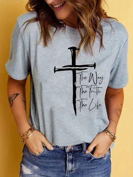 Women's 'The Way The Truth The Life' Christian T-Shirt