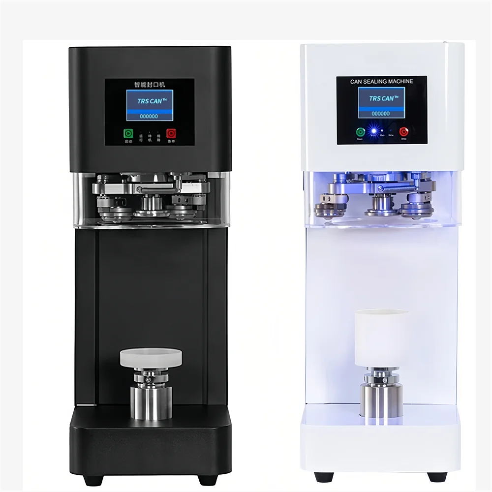 Intelligent Tin Can Sealing Machine Automatic Rotary 55mm PET Bottle Can Seamer Beer Can Sealer For Food Beverage 4