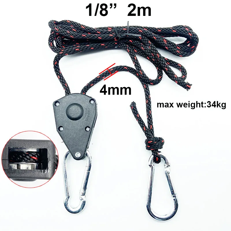 Adjustable Tent Rope Fastener and Pulley System for Camping and Outdoor Use