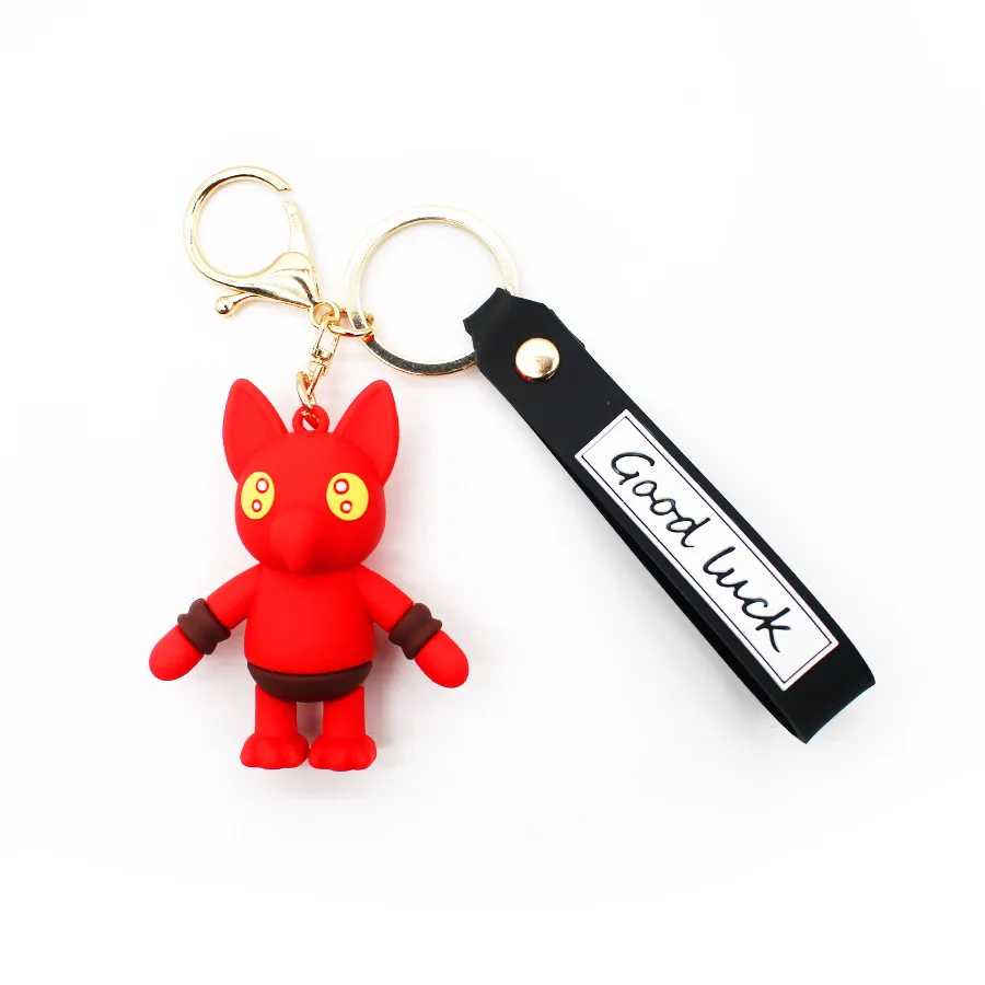 Doors Roblox Game Figure Keychains Pendant Keyring Toy PVC Rubber Monster  Gifts