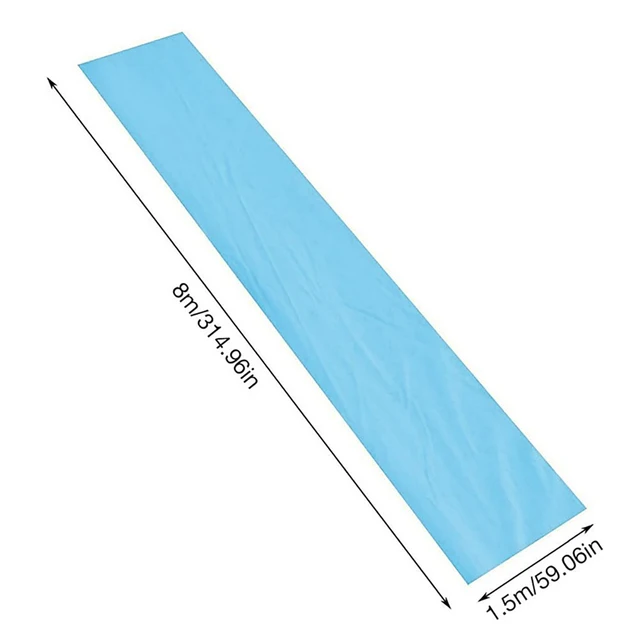 8M Giant Surf Water Slide Fun Lawn Water Slides Pools For Kids Summer PVC Games Center Backyard Outdoor Children Adult Toys 5