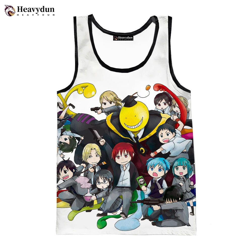 

Assassination Classroom 3D Printed Tank Tops Men's Clothing Spring Summer Harajuku Streetwear Oversized Tops Sleeveless Shirts