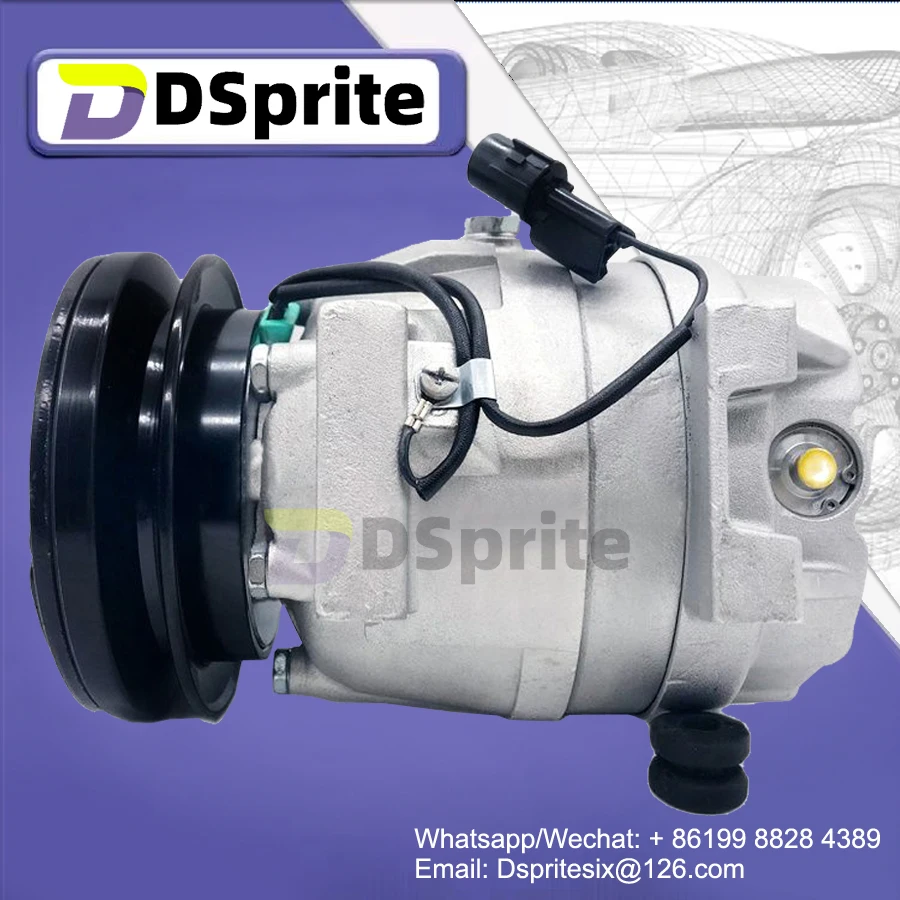 

AC Air Conditioning Compressor Cooling Pump 24V 11Q6-90041 For Hyundai Machinery EXCAVATOR loader LC 220 11Q6-90040 A5W00258A