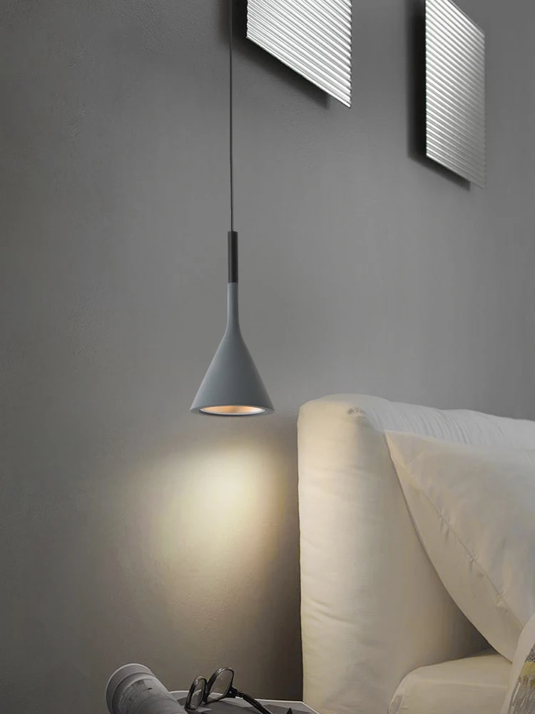 

Bedside Pendant Light Modern Simple Nordic Creative Dining Room Restaurant Bedroom Chandelier Kitchend Island Hanging Lamp