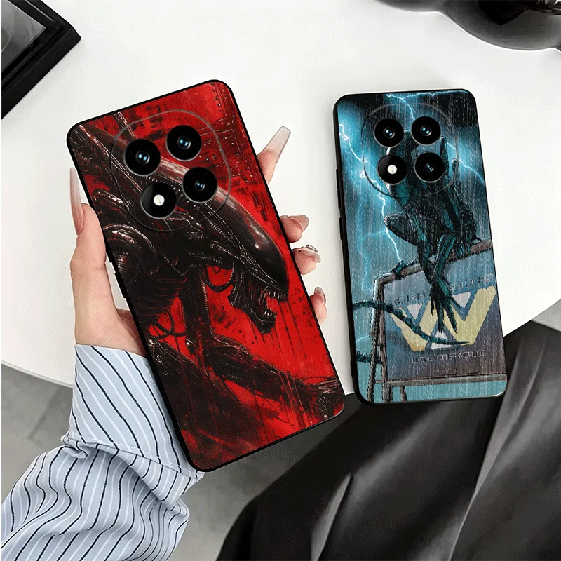 Cool A-Alien X-Xenomorph Soft Black Phone Case Cover