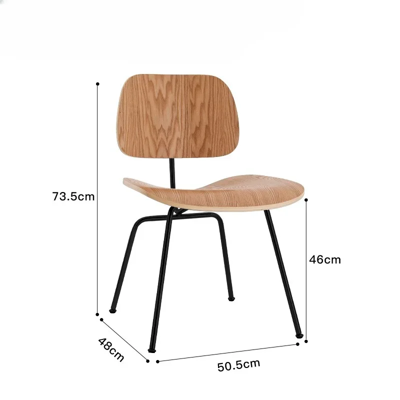 Dining Chair Nordic Style Modern Minimal Wooden Chair Dining Room Sets Kitchen Lightweight Living Room Furniture Vintage
