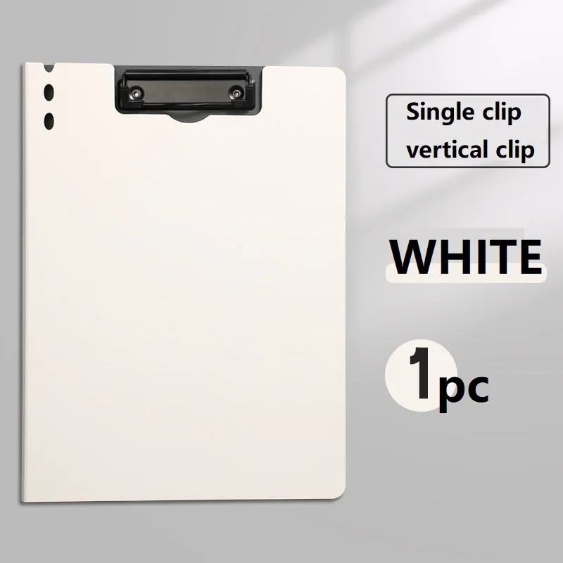 A4 File Folder & Clipboard with Writing Pad and Double Board Clip - Office & School Organizer