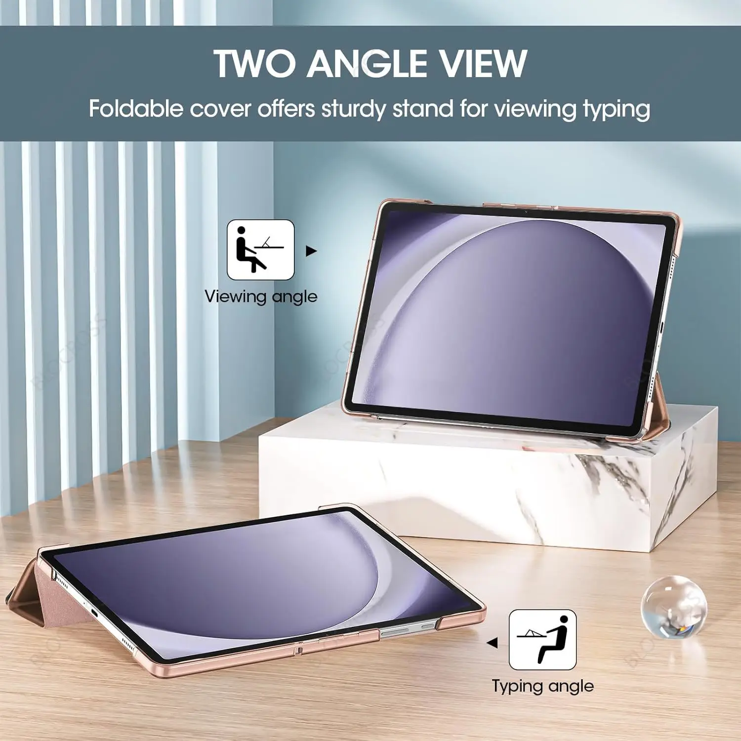 Slim Stand Hard Back Shell Protective Cover