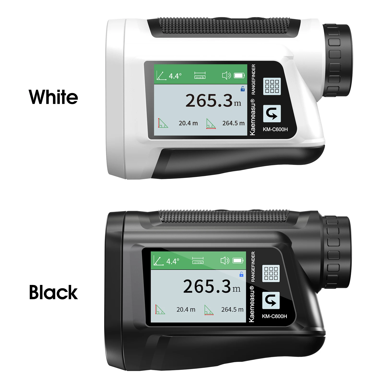 Flag pole Lock rangefinder 600M Telescope Recharge Laser Golf rangefinder slope 거리측정기 with Screen Distance Meter for Hunt