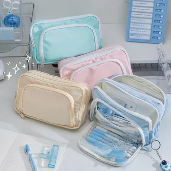 Astuccio Grande Capacità Kawaii, Borsa Portapenne Carina, Organizer Multifunzionale per Cancelleria, Astuccio per il Ritorno a Scuola, Regalo per Studenti ﻿