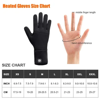 Savior Heated Waterproof Windproof Motorcycle Gloves Motorbike Riding Glove Touch Screen Gloves Warmer Covers Hand Warmer Winter 6