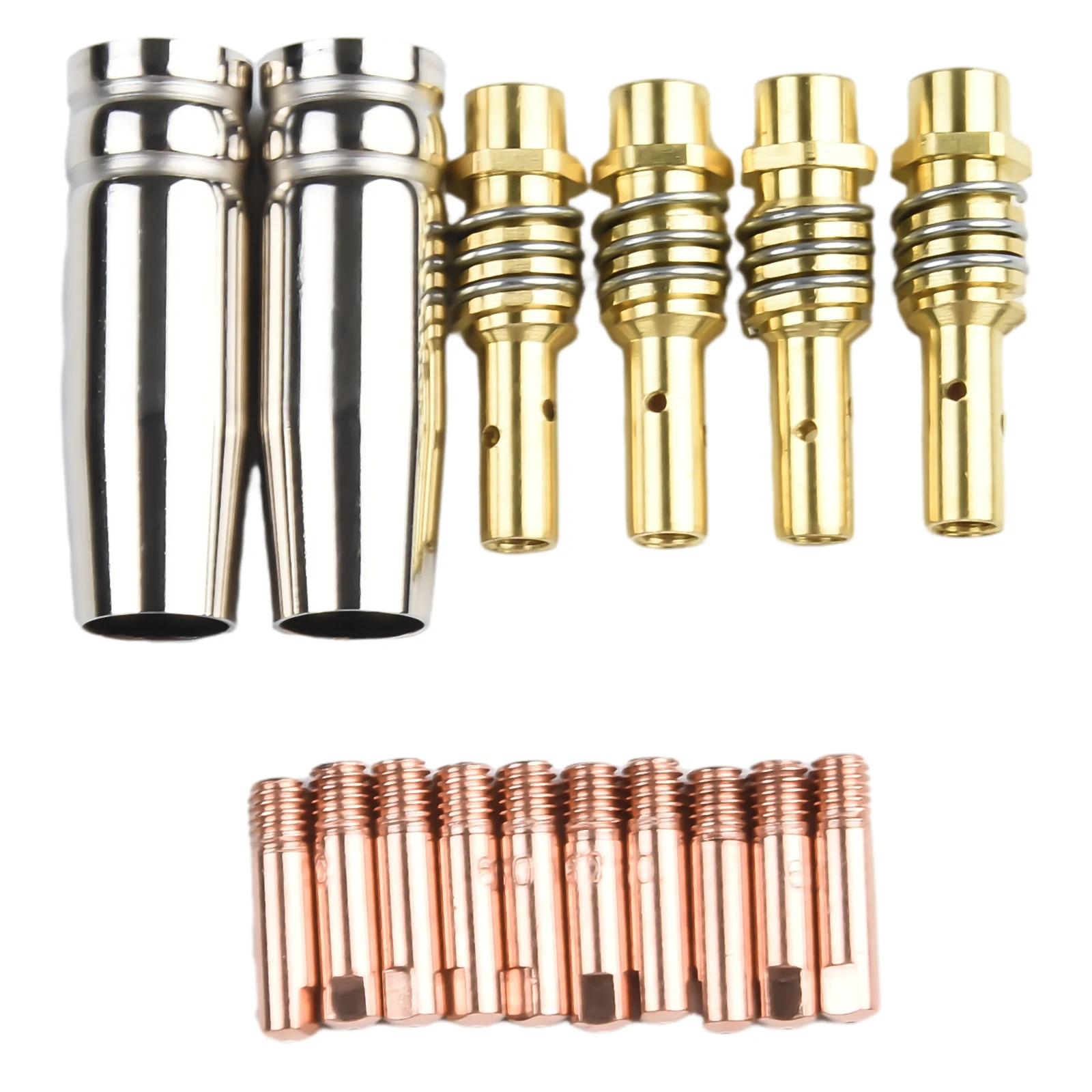 

Conductive Tip Nozzles Contact Tips Mig Contact Tip Consumables 16PC MIG Welding MB15 15AK Contact Tip 0.8/1.0/1.2mm New