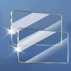 Crystal Clear TPU Skin Cover with Tempered Glass Screen Protector for Portable Gaming Console (2 Glass)