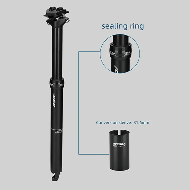 KS EXAFORM JAG-I 내부 케이블 드롭 원격 자전거 시트포스트 스포이드 시트 포스트, 30.9mm, 31.6mm, 100mm