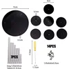 1Set 7-Tier Action Figure Stand Round Acrylic Display Stand Collectibles Organizer Holder Black Layered Display Stand 2