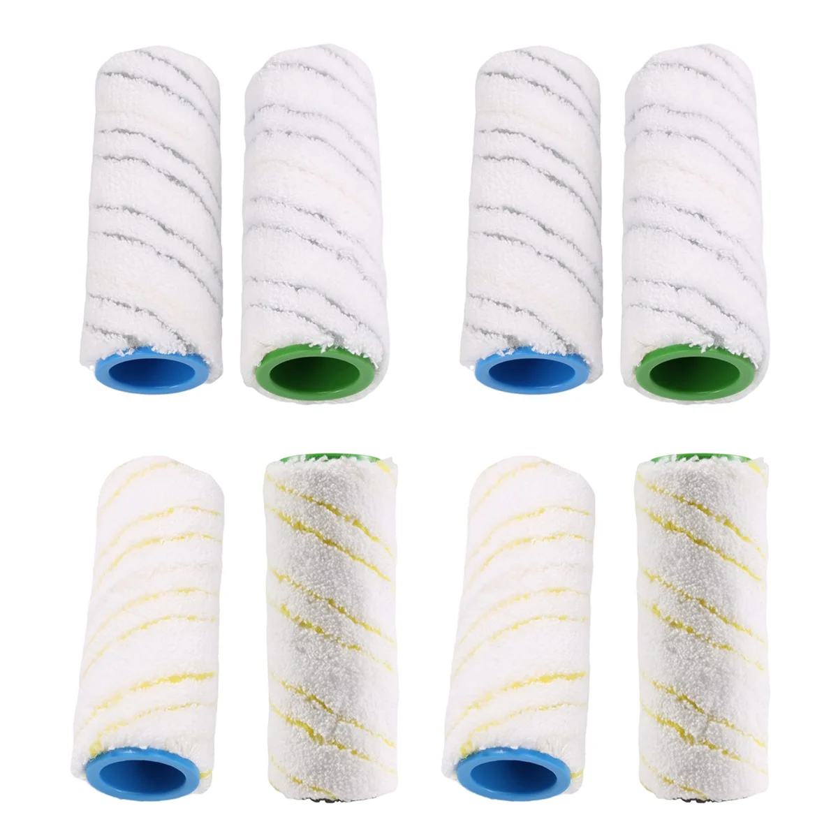 

Набор из 8 роликов для FC7 FC5 FC3 FC3D Электрический напольный очиститель 2,055-007,0/2,055-006,0