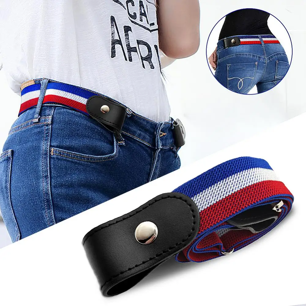 Invisible for Jeans Belt Without Buckle Belts for Women Buckle-free Elastic  Easy Belts Men Stretch No Hassle Belt - AliExpress