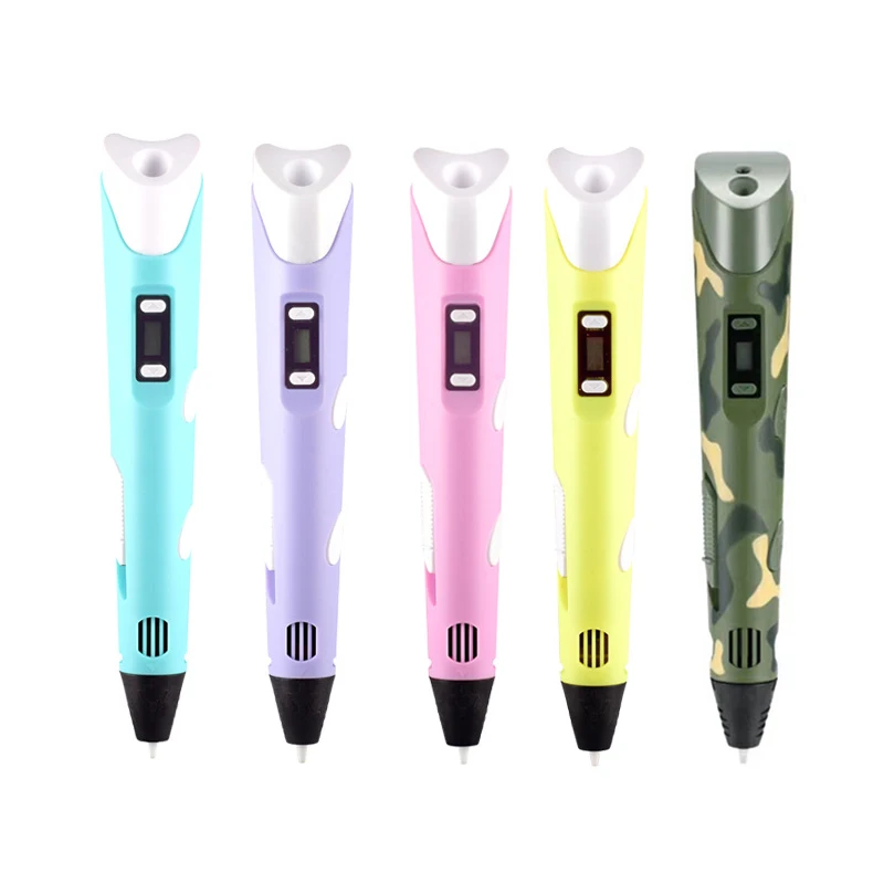 3D Printing Drawing Pen PLA Filament For Kid Child Education Hobbies Toys Birthday Gifts Refills and Lcd Display Screen