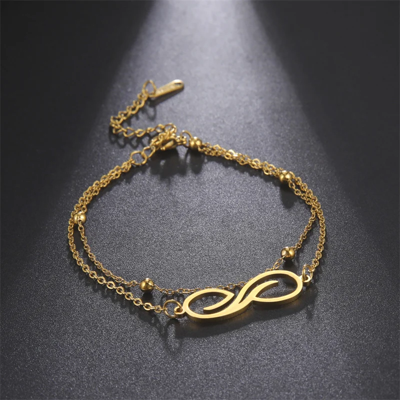 Edelstahl-Armband, Mama-Buchstabe, Charm-Armband für Frauen, Feder, unendlich, mehrschichtige Perlenketten, Schmuck, Liebhaber, Mutter, Geschenke – Detail 17